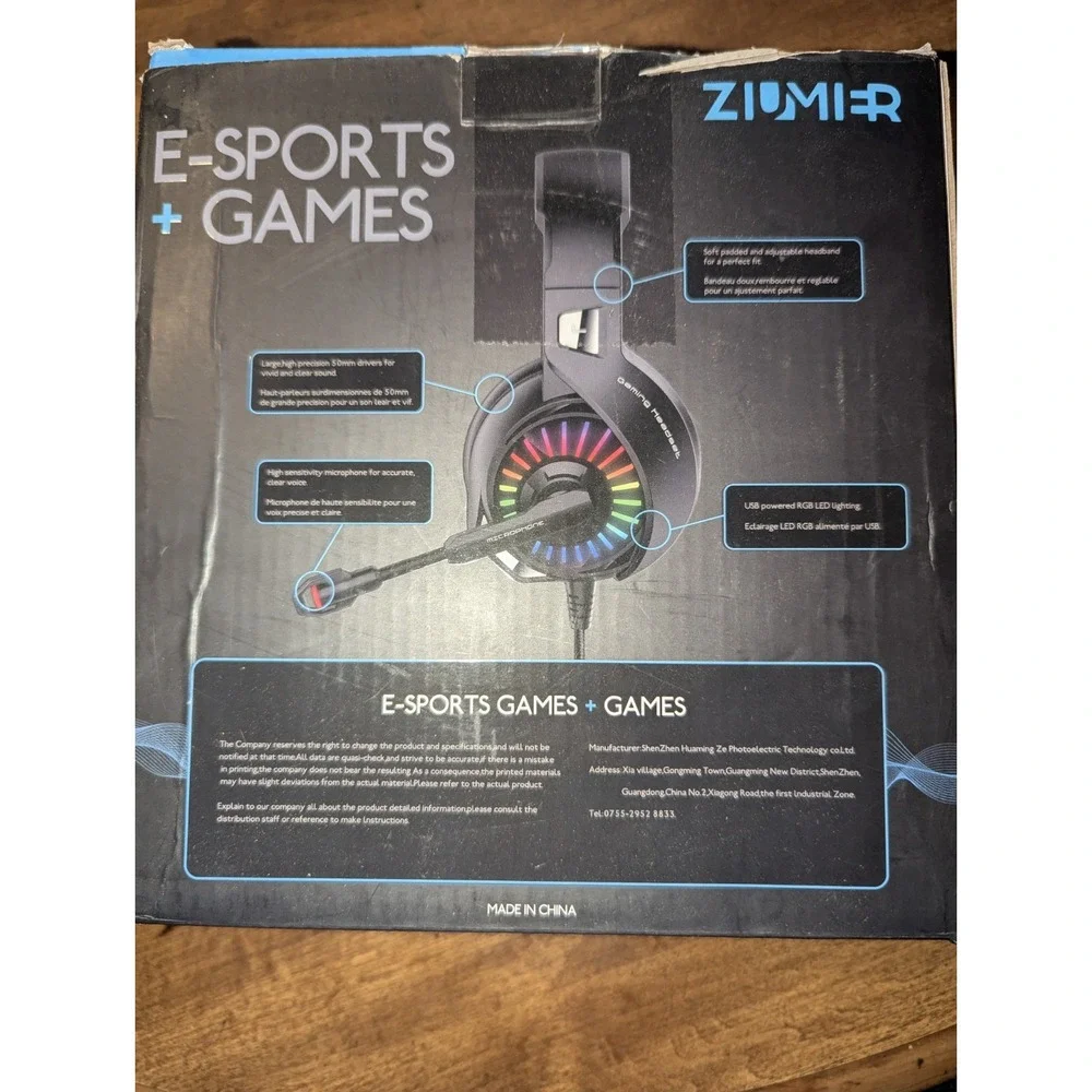 Ziumier Z20 RGB Gaming Headset‎